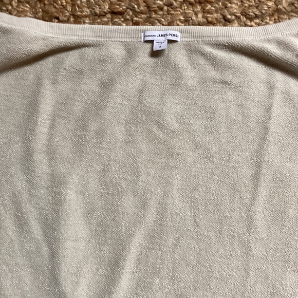 James Perse Los Angeles cotton sweatshirt size 3 NWOT vintage fleece boxy - Picture 9 of 11